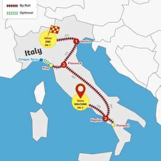 tourhub | Expat Explore Travel | Italy Rail Express - 9 Days 