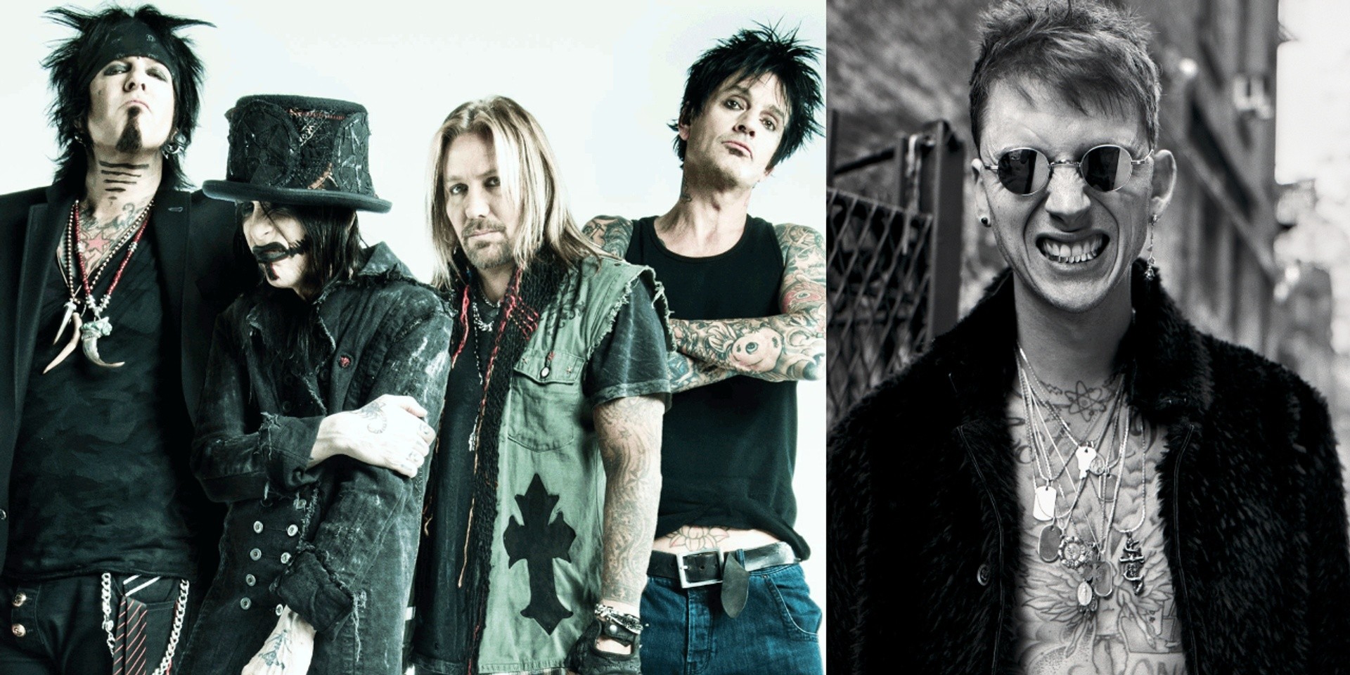 Mötley Crüe has a song with Machine Gun Kelly 