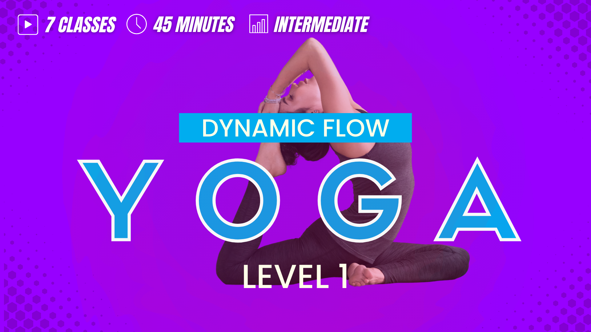 Dynamic Vinyasa Yoga Flow  Full Body Intermediate Yoga Class 