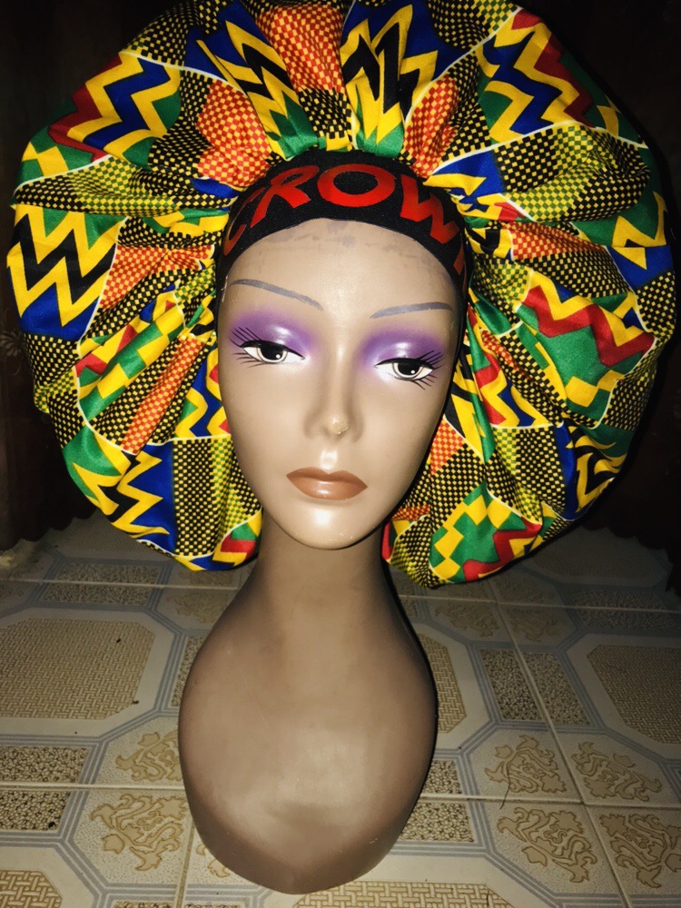 Customized hair bonnets k60❤️ Visit us at Chachacha house first