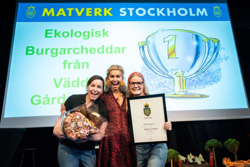 Vinnarna från Väddö Gårdsmejeri, foto: MatLust