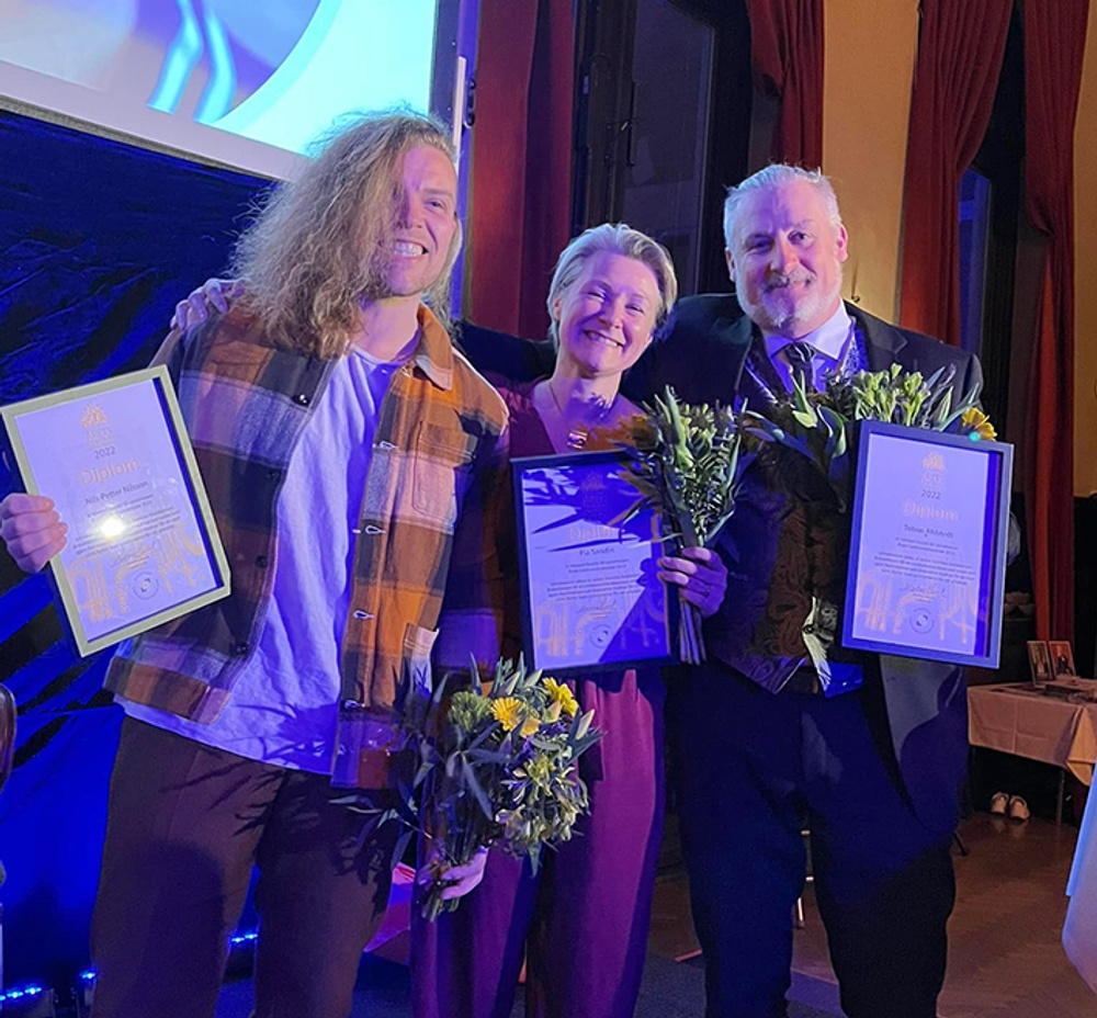 Nils-Petter Nilsson, Växjö, Pia Sandin, Malmö och Tobias Ahlstedt  är de tre finalisterna i Årets Centrumutvecklare 2022