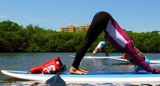 Stand Up Paddleboard Yoga Class