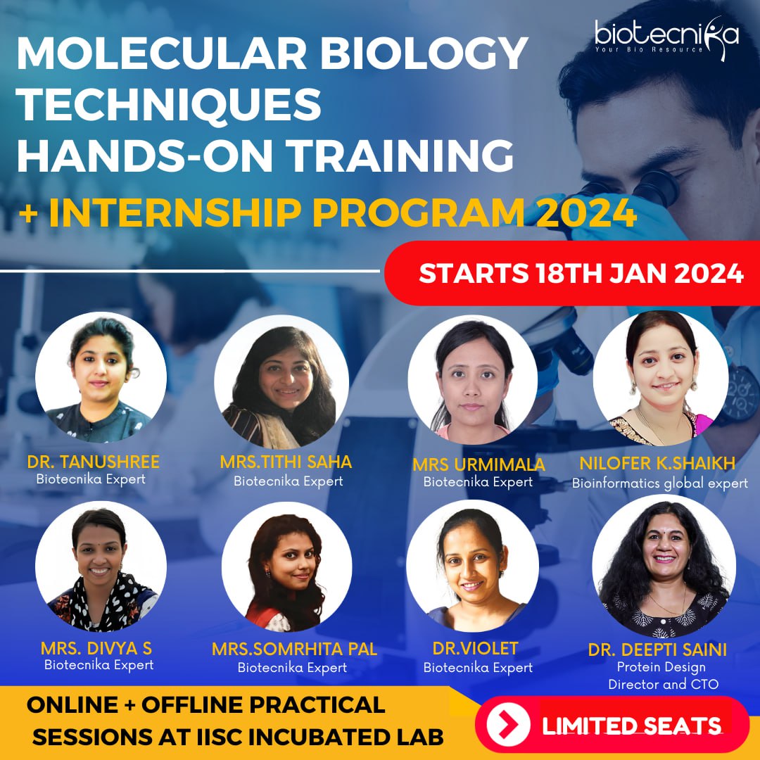 Molecular Biology Techniques Hands On Training Internship Program   CawVPD8DQxm3shd9QxAV