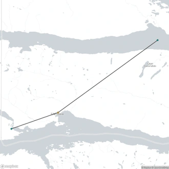 tourhub | Tangol Tours | 5-Day Ushuaia Adventure Tour | Tour Map