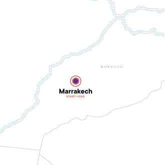 tourhub | G Adventures | Four Days in Marrakech | Tour Map