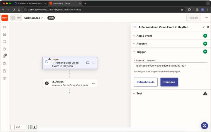 How to Output Personalized Video Results to Zapier