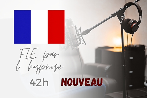 Représentation de la formation : LANGUE - FLE - Français Langues Etrangères - PAR L'HYPNOSE - 42 heures - Formation individuelle - Certification CLOE RS6438