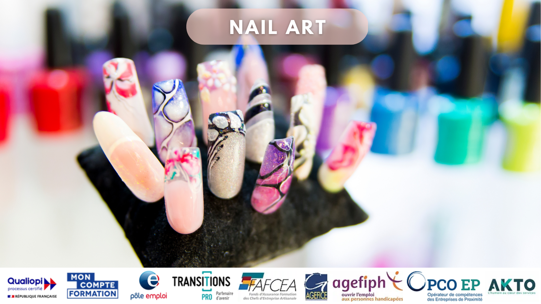 Représentation de la formation : Nail Art