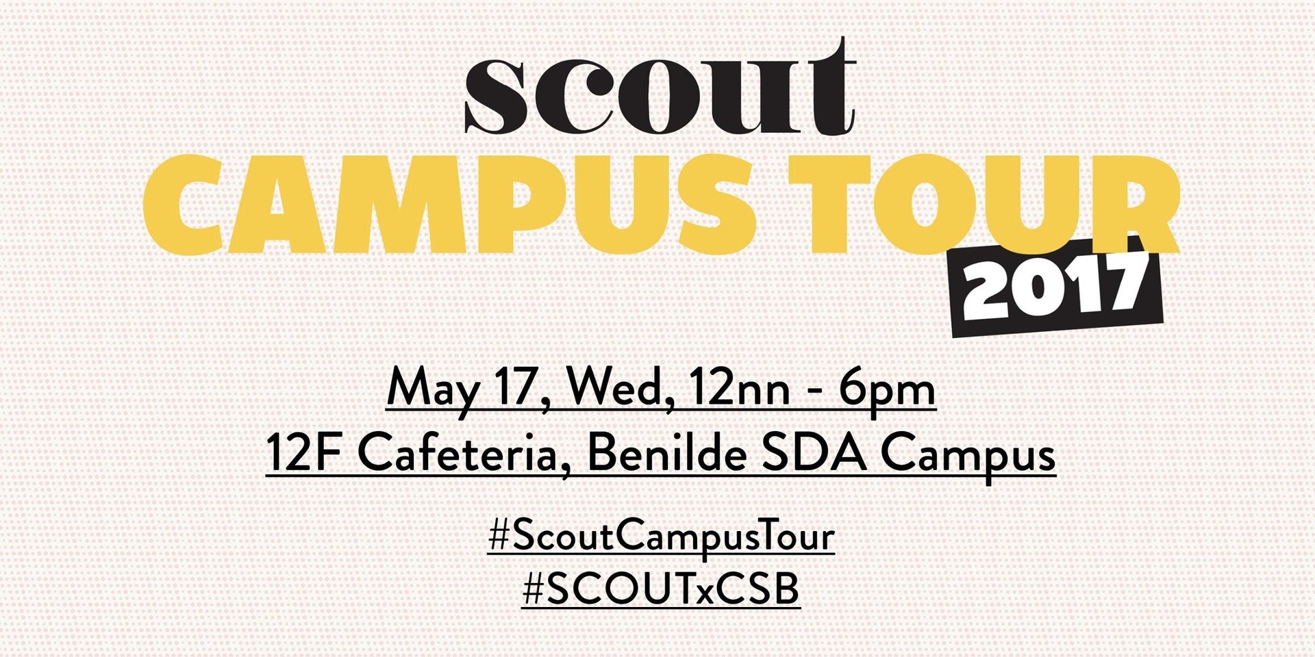 Scout Campus Tour returns to the College of Saint Benilde