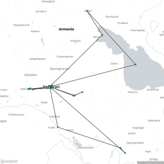 tourhub | Today Voyages | Armenia | Tour Map