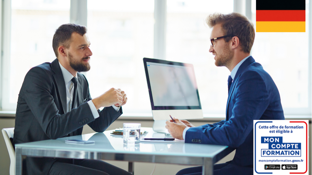 Représentation de la formation : Allemand général et professionnel - Niveau avancé 