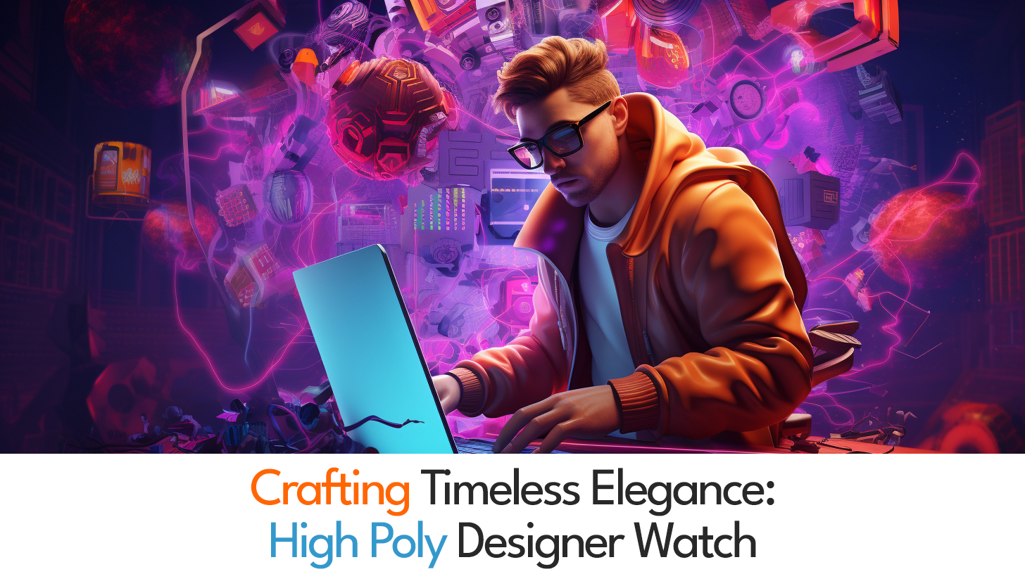 Crafting Timeless Elegance: High Poly Designer Watch  Mammoth