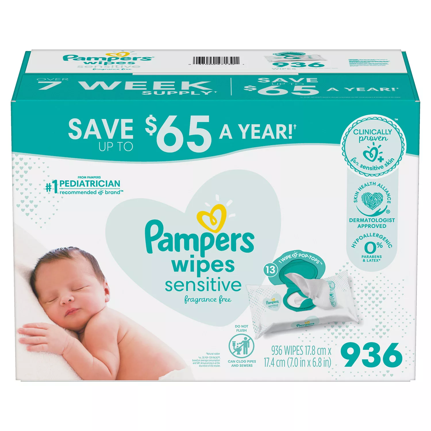 PAMPERS SENSITIVE BABY WIPES (936CT) - MIDALO SUPPLIES
