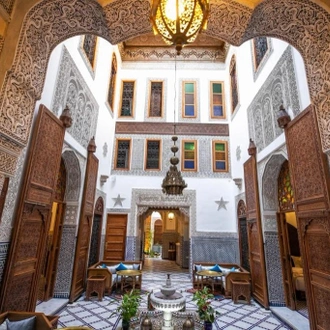 tourhub | Morocco Premium Tours | Moroccan Express: A 3-Day Adventure from Casablanca to Marrakech via Rabat, Fes, Volubilis, and Meknes. 