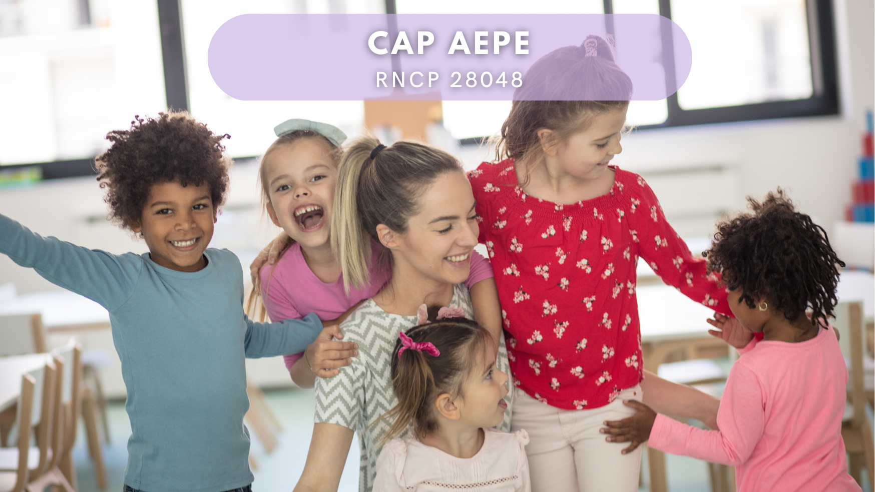 Représentation de la formation : CAP AEPE : Accompagnement éducatif de la Petite Enfance