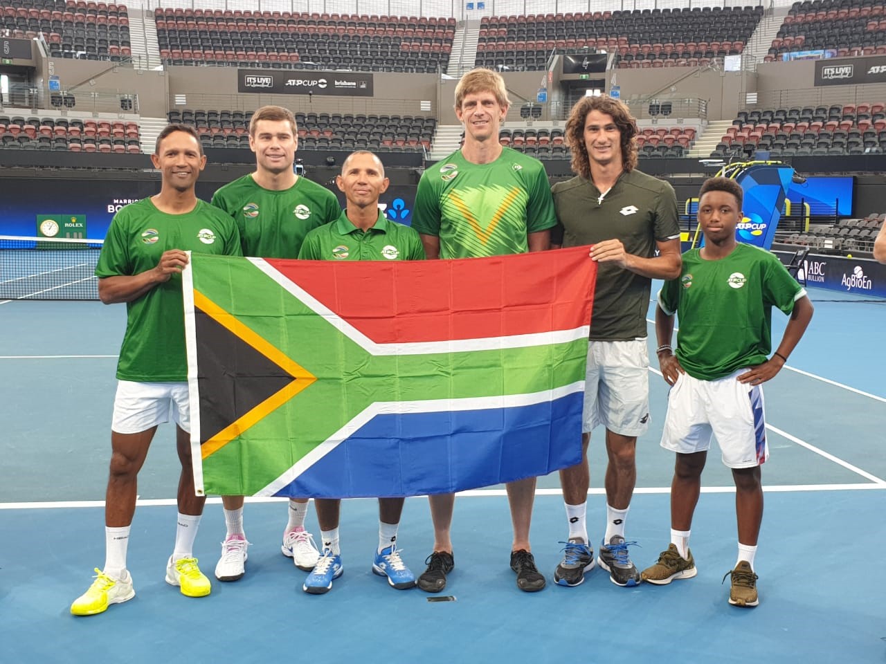 Team South Africa at the new ATP Cup