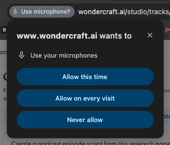 Why is audio not recording in Parrot Mode?