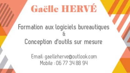 Représentation de la formation : GH Formation Excel niveau débutant et outil facturation AL