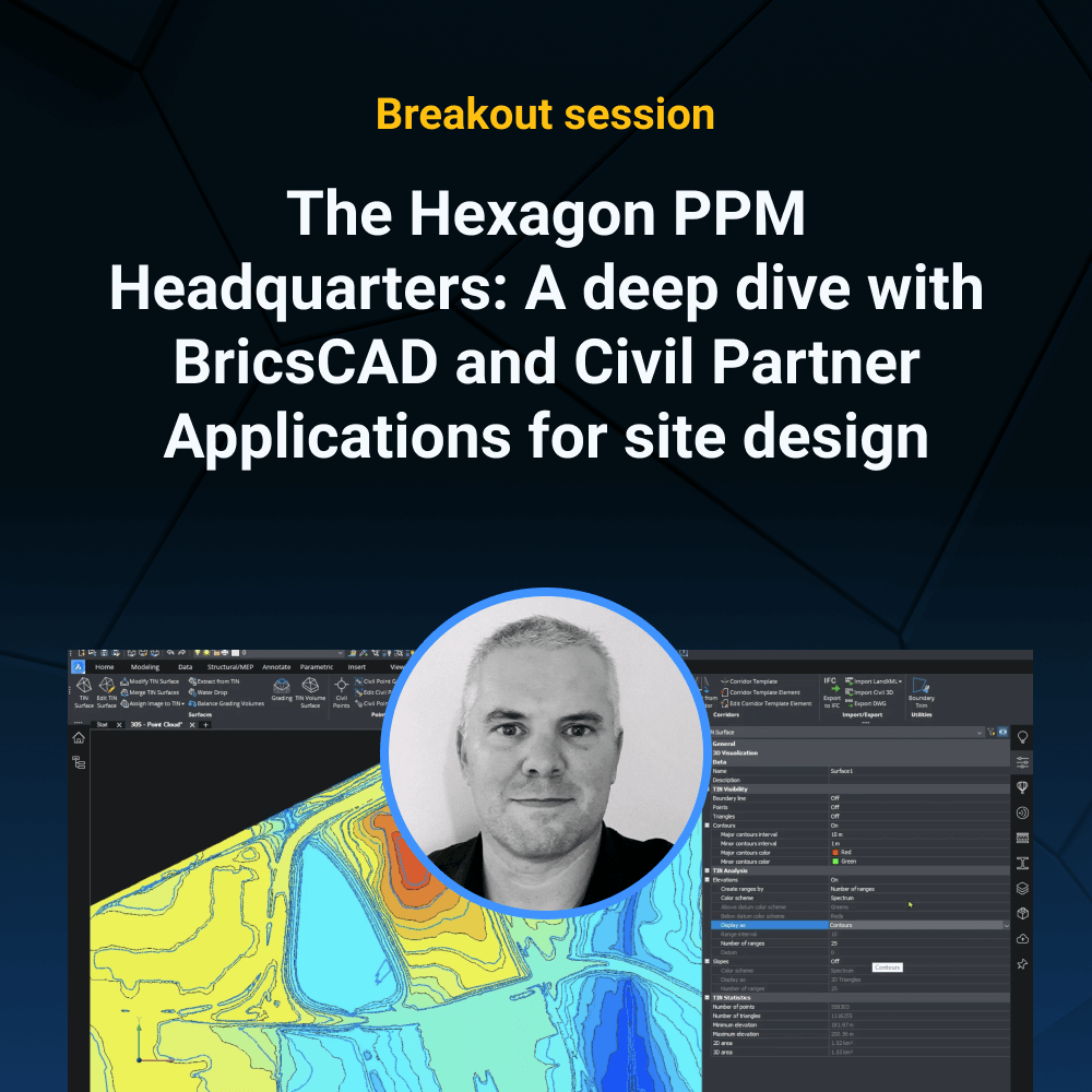 The Hexagon PPM Headquarters: A deep dive with BricsCAD and Civil Partner Applications for site design