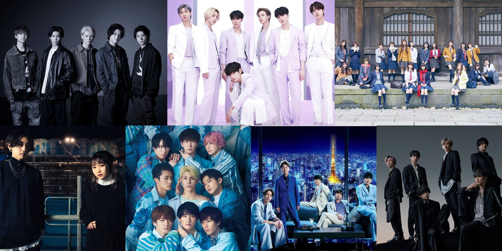 BTS, Snow Man, King & Prince, ARASHI, SixTONES, Nogizaka46, YOASOBI, and more top Japan's Oricon year-end artist chart for 2021