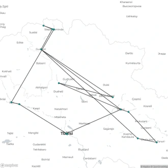 tourhub | Today Voyages | Georgia | Tour Map