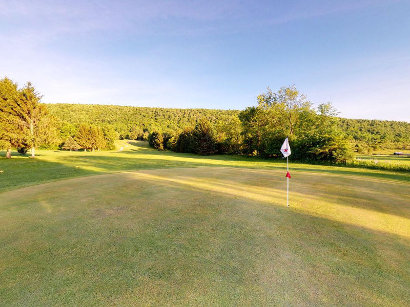 Ouleout Creek Golf Course 14th Hole Green 3 on Momento360