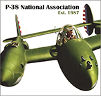 P-38 National  Association logo