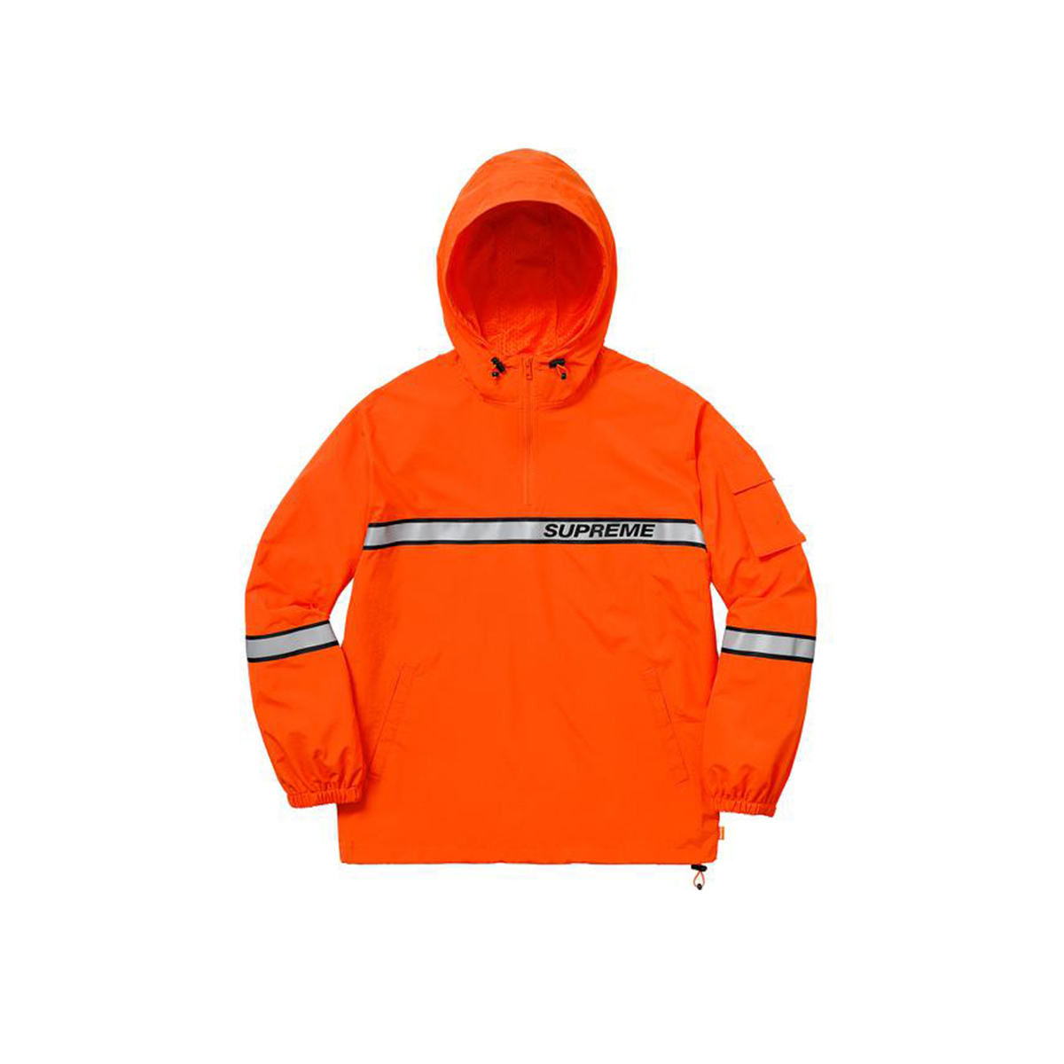 Supreme Reflective Taping Hooded Pullover Orange (SS18) | TBD - KLEKT