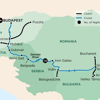 tourhub | APT | Best of the Balkans | Tour Map