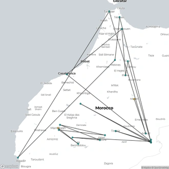 tourhub | TouaregTrails | Marrakech Hot Air Balloon Ride: Amazing sunrise experience | Tour Map