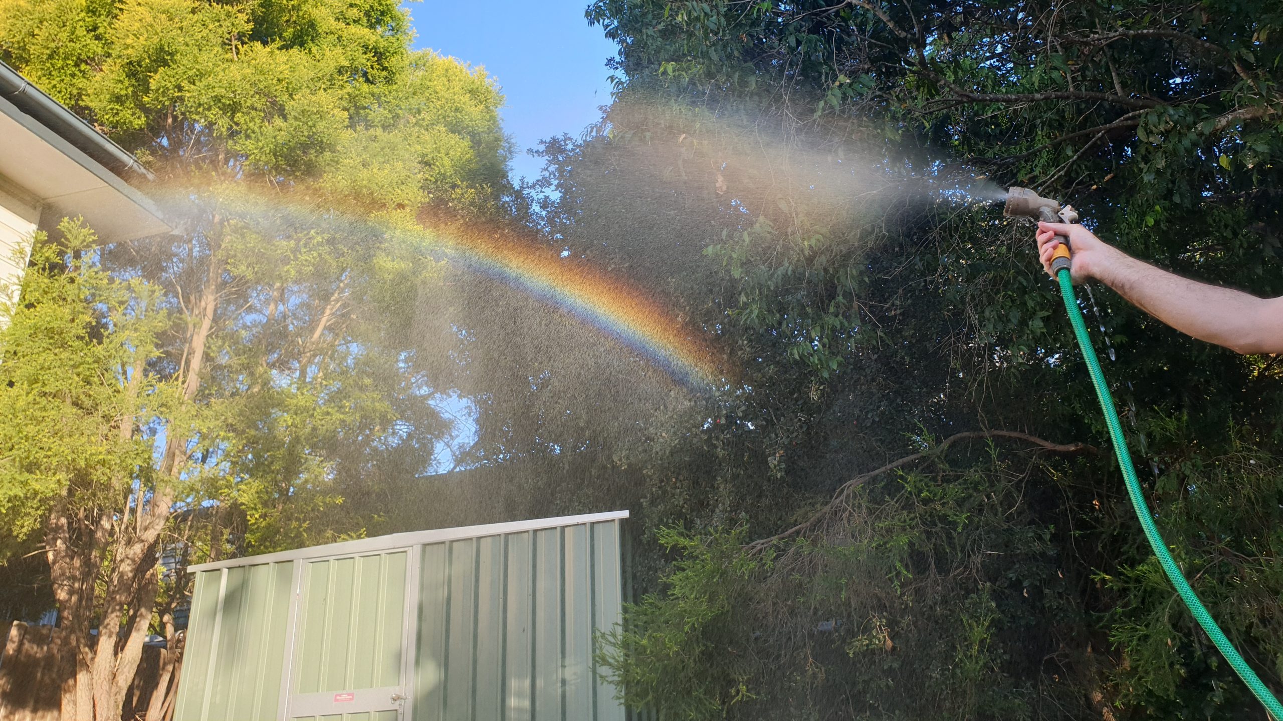 refract experiment with water