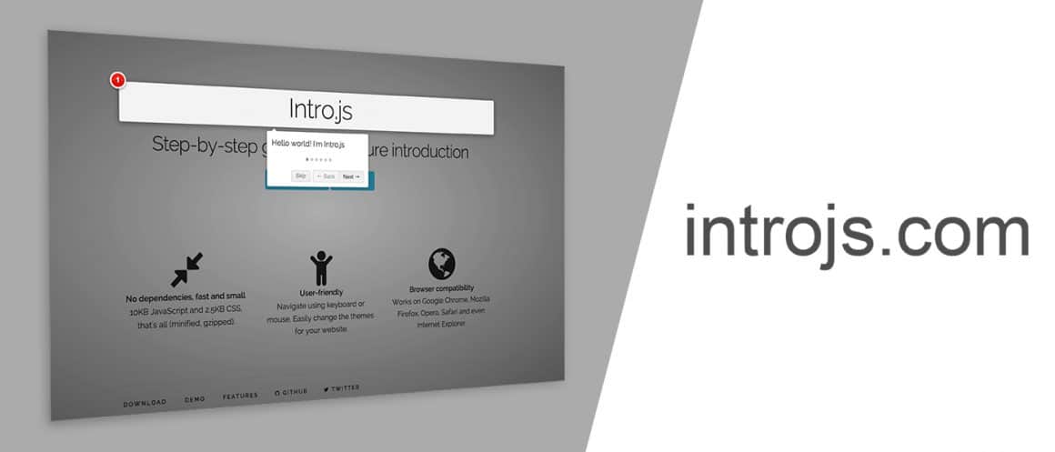 Intro.js Open Source User Onboarding Software