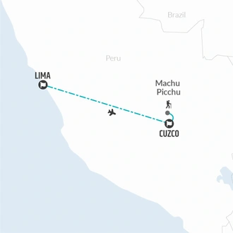 tourhub | Bamba Travel | Lares Trek Experience 8D/7N (Lima to Cuzco) | Tour Map