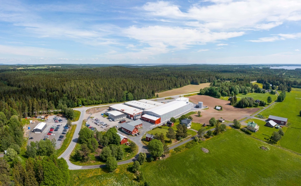 스웨덴 마트마(Mattmar)에 위치한 노드락 와셔 생산 시설