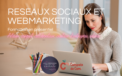 Représentation de la formation : RESEAUX SOCIAUX ET WEBMARKETING