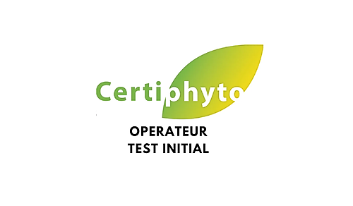 Représentation de la formation : CERTIPHYTO OPÉRATEUR (OPE) TEST INITIAL