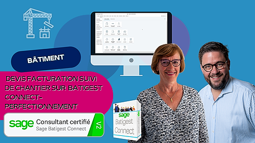 Représentation de la formation : GESTION BATIMENT SUR BATIGEST CONNECT - Perfectionnement