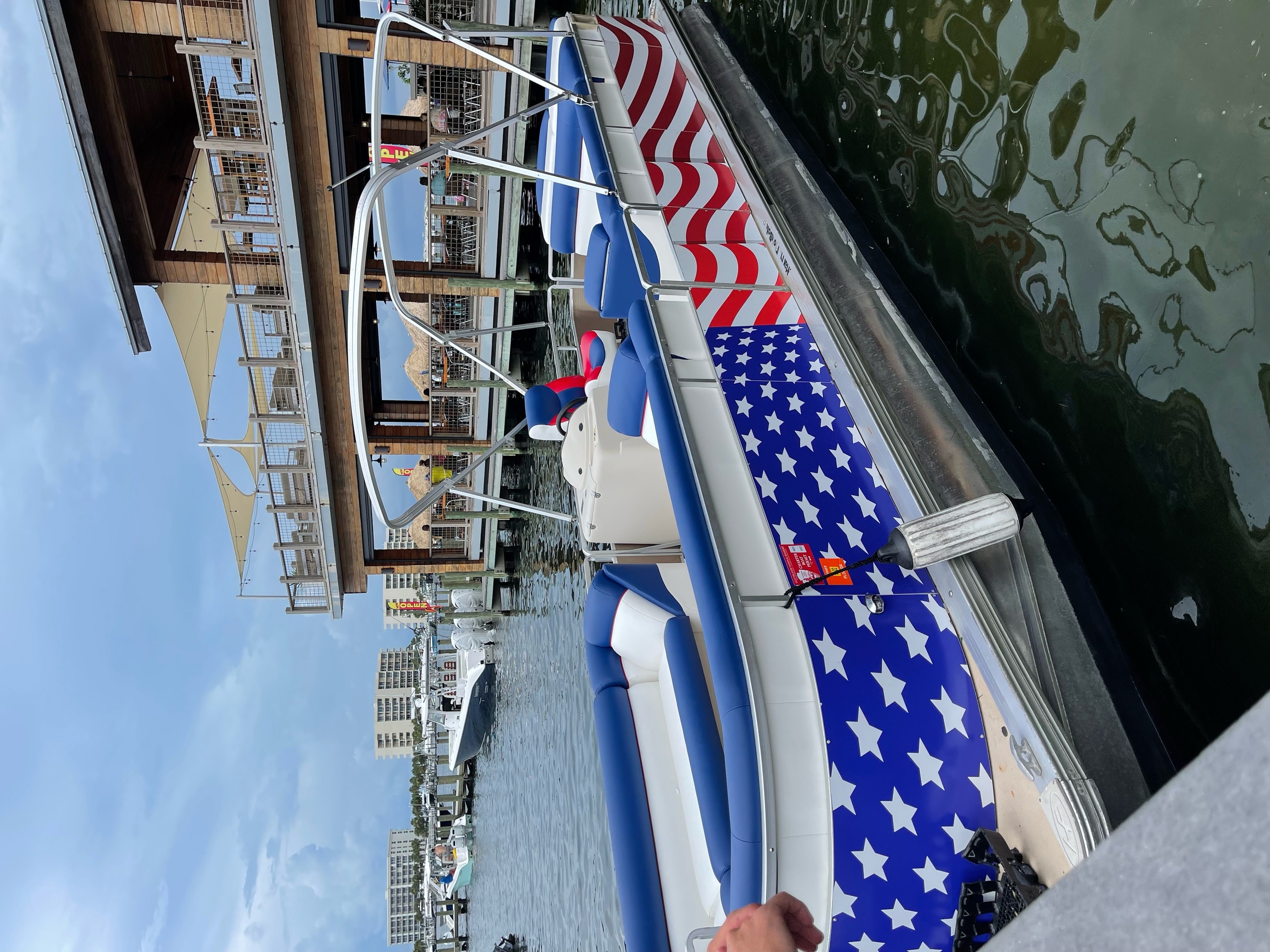 Private Pontoon boat with captain