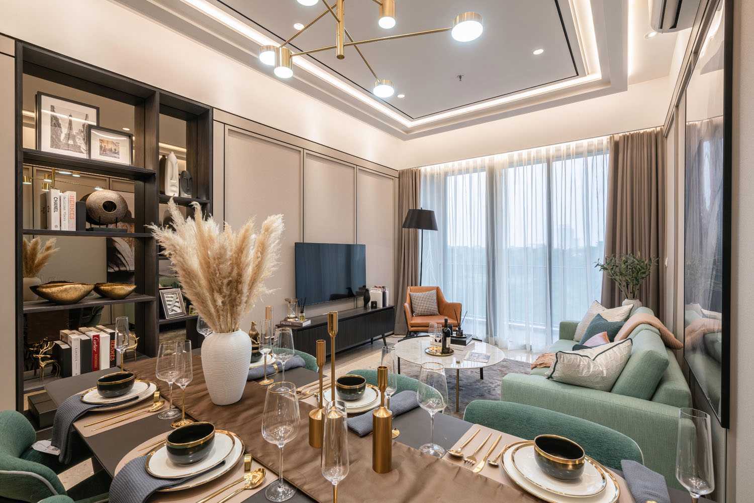 desain interior di apartemen mewah