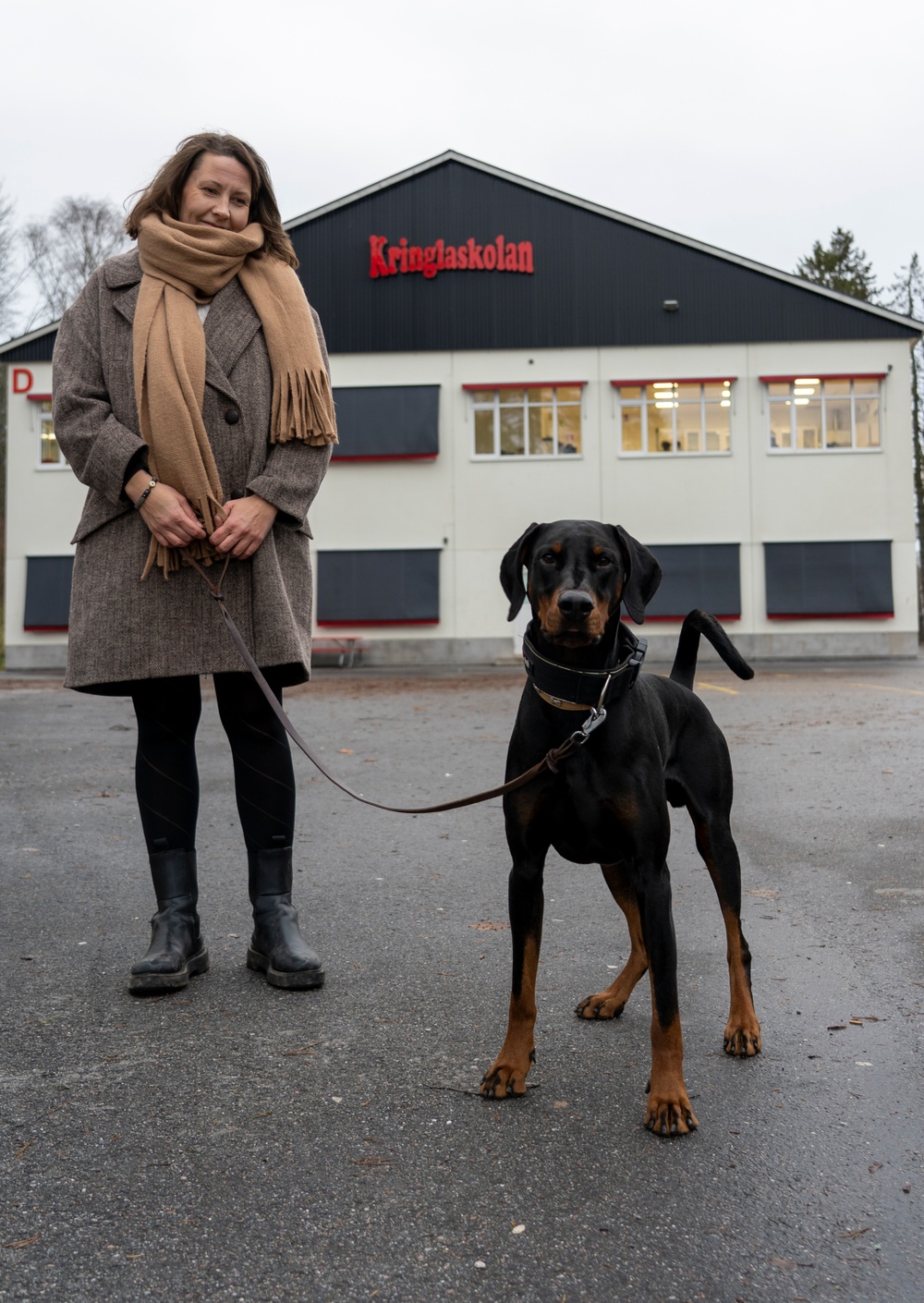 Årets bragdhund 2020 Dobsforsport Devil tillsammans med sin matte Johanna Palso. Foto: Måns Engelbrektsson
