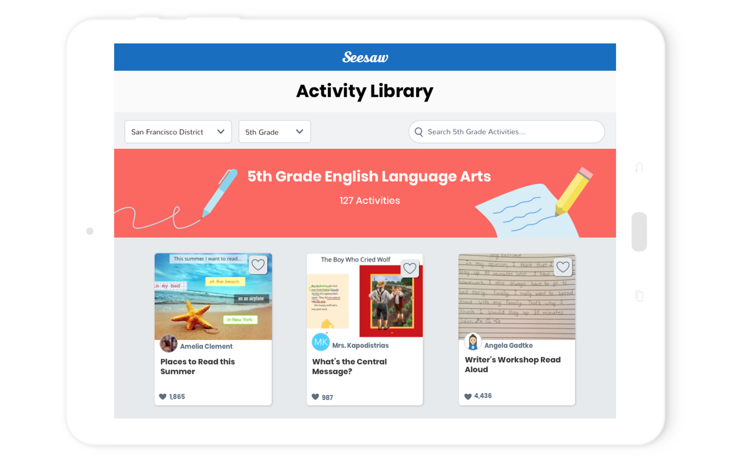 What is deals seesaw for schools