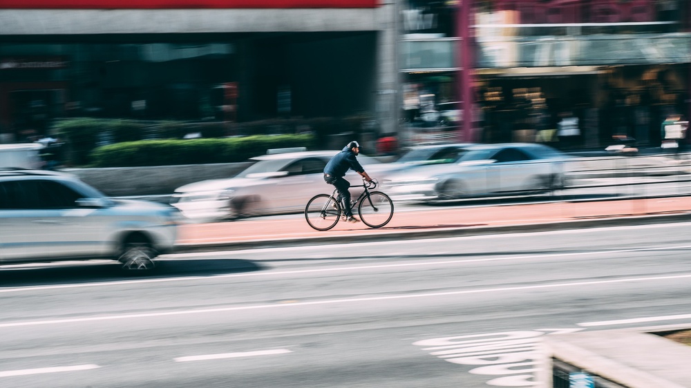 Biking in the city