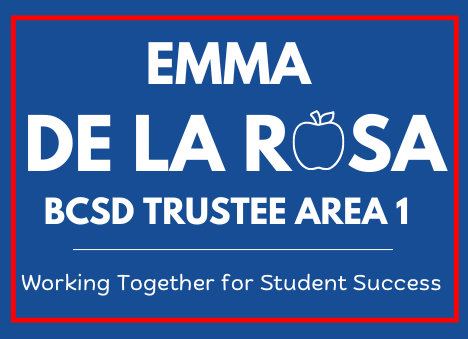 Emma De La Rosa for BCSD Area 1 Trustee logo