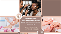 Représentation de la formation : CAP Esthétique Cosmétique Parfumerie - Reconversion professionnelle - session 2025