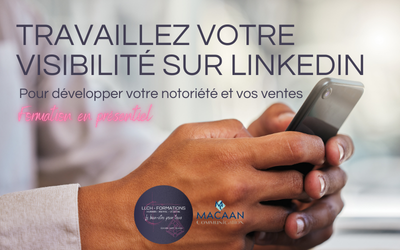 Représentation de la formation : TRAVAILLEZ VOTRE VISIBILITE SUR LINKEDIN POUR DEVELOPPER VOTRE NOTORIETE ET VOS VENTES