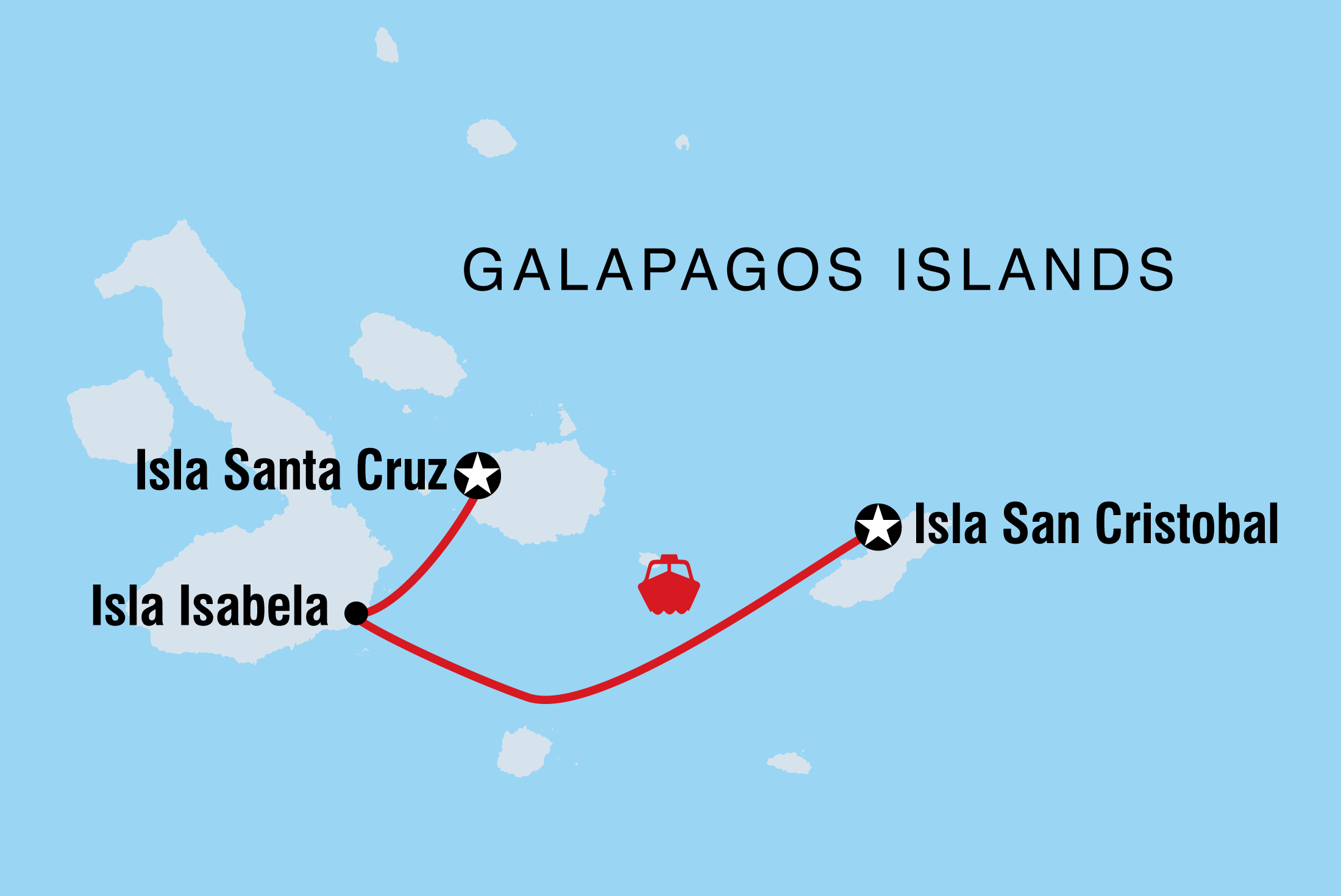 tourhub | Intrepid Travel | Galapagos Island Hopping | Tour Map