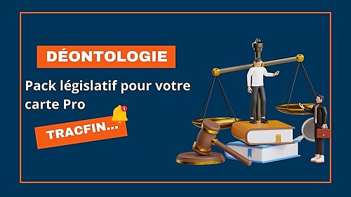 Représentation de la formation : 🏢 Pack législatif Éthique  et déontologie🤝,   Non-Discrimination 🌈 et Accès au Logement 🏠 Focus TRACFIN 🔍  Offre BOOTSCAMP été 2024