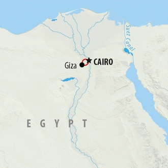 tourhub | On The Go Tours | Cairo Stopover - 3 Days | Tour Map