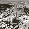 Laghouat Synagogue, Black and White Aerial (Laghouat, Algeria, 1950s)